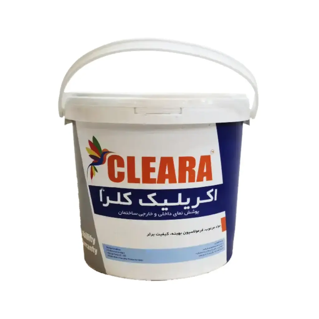 رنگ اکریلیک نما کلرا (سفید)