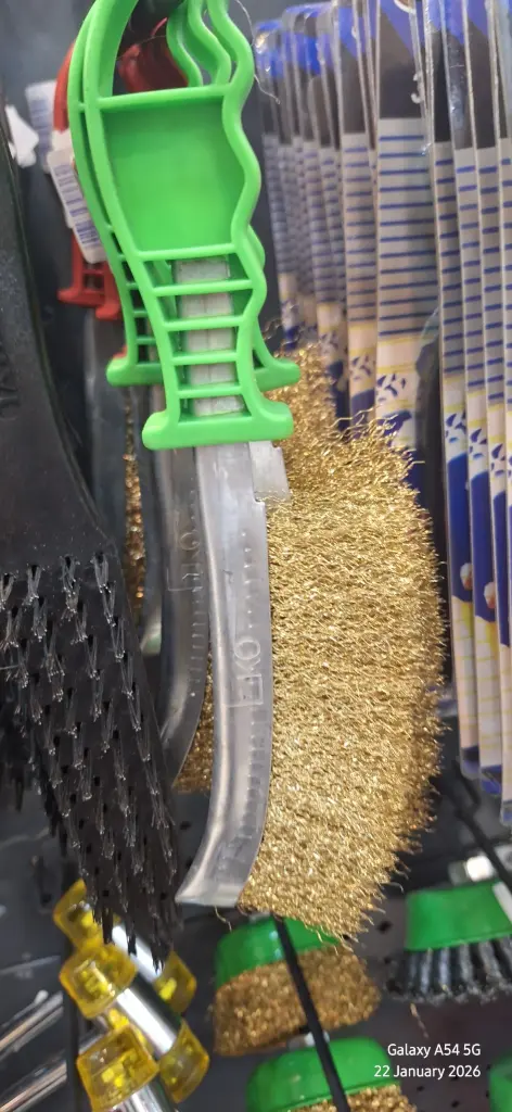 فرچه سیمی برنجی 